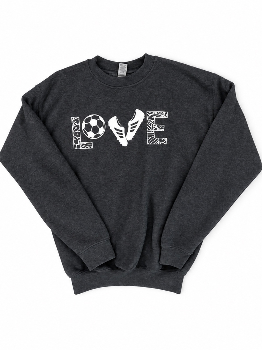 Cute Soccer “LOVE” Crewneck 💗
